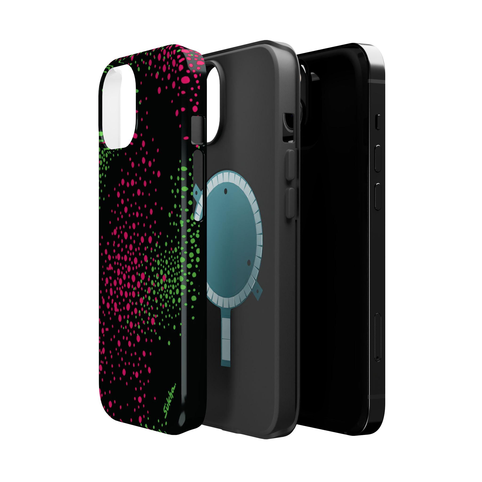Cherry Riot Case Sukha Neon Riot Case / Bold Particle Art / Phone Case for iPhone ...