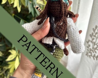 Your Pocket Samurai Queen- Amigurumi Doll Pattern, Detailed PDF Tutorial