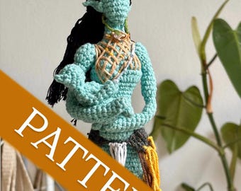 Your Pocket Tropical Spiritual Leader Mother - Amigurumi Doll Pattern, Detailed PDF Tutorial