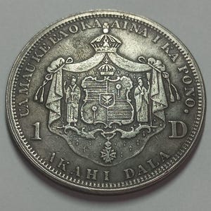 招*@様 1883年 ハワイ　カラカウア王 1/4D 銀貨　PCGS認定 招*@様 1883年 ハワイ カラカウア王 1/4D 銀貨 PCGS認定 - メルカリ
