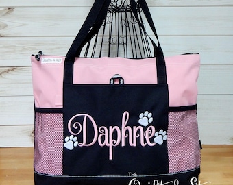 Dog Bag- Pet Overnight Bag- Dog Travel Bag-Dog Day Care Bag-Dog Accessories