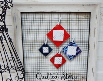 1"-1.5"-2"-2.5" FINISHED Sizes Square in a Square Quilt Block Foundation Paper Piecing Quilt Block Pattern-Economy Block-PDF Block Patter