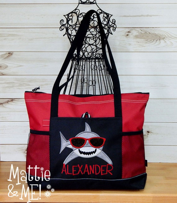 shark diaper bag