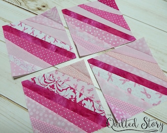 Quilt Block Foundation Paper Piecing Quilt Block Pattern-Crazy String Block-PDF Quilt Block Pattern Download-Multiple Sizes Included