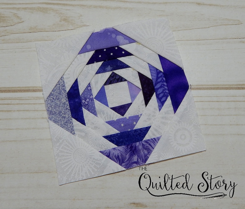 Pineapple Quilt Block Foundation Paper Piecing Quilt Block Etsy