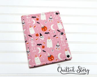 Pinky Halloween Cross Stitchers Project Folder-Floss Organizer-Pocket Folder-Needlework Case-Project Keeper Folder