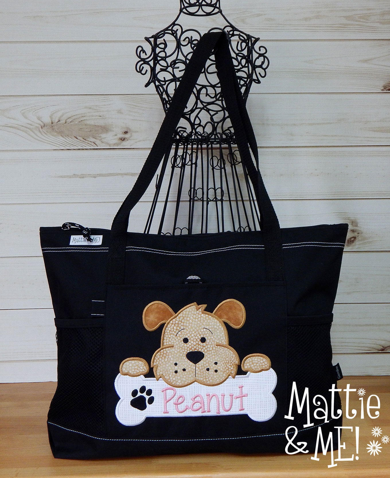Personalized Dog BagPuppy Overnight BagRescue Dog Etsy
