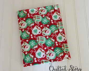 Hot Cocoa Themed Cross Stitchers Project Folder-Floss Organizer-Pocket Folder-Needlework Case-Cross Stitchers Project Folder