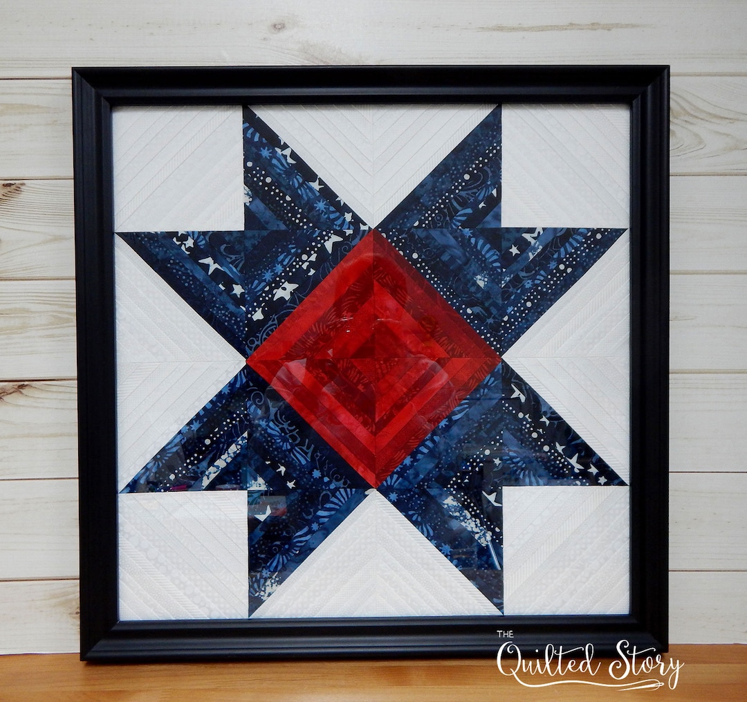 Star String Quilt Block Foundation Paper Piecing Pattern-star String ...