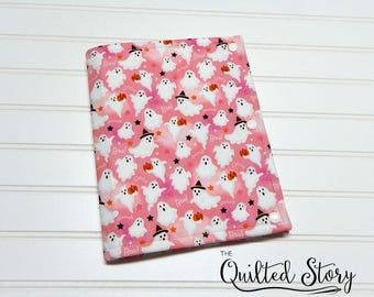 Pinky Ghosts Halloween Cross Stitchers Project Folder-Floss Organizer-Pocket Folder-Needlework Case-Project Keeper Folder
