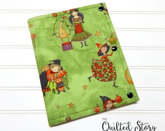 Teresa Kogut's Halloween Ghoul Friends Cross Stitchers Project Folder-Floss Organizer-Pocket Folder-Needlework Case-Project Keeper Folder