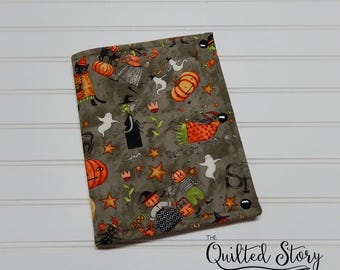 Teresa Kogut's Spooky Halloween Themed Cross Stitchers Project Folder-Floss Organizer-Pocket Folder-Needlework Case-Project Keeper Folder