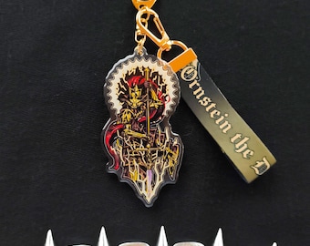 Ornstein Dark Souls Acrylic Keychain with lanyard
