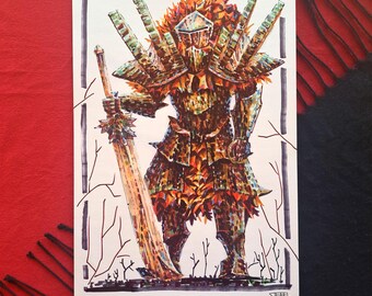Maple Knight Art Print