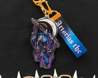 Artorias Dark Souls Acrylic Keychain with lanyard