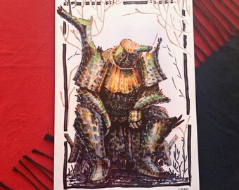 Oak Knight Art Print