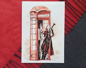 Dante is calling, Devil May Cry Art Print
