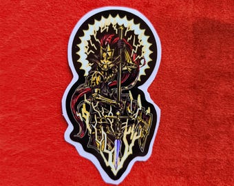 Ornstein Dark Souls vinyl sticker, vinyl laptop decal, weatherproof glossy decal