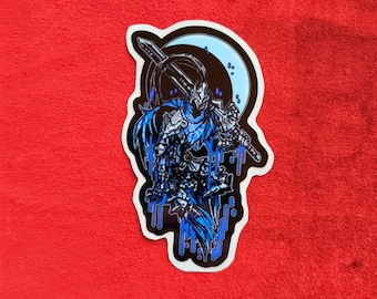 Artorias Dark Souls vinyl sticker, vinyl laptop decal, weatherproof glossy decal