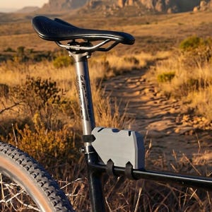 Aero Bike Storage Box | Minimalist Cycling Frame Bag, One-Handed Operation image 2