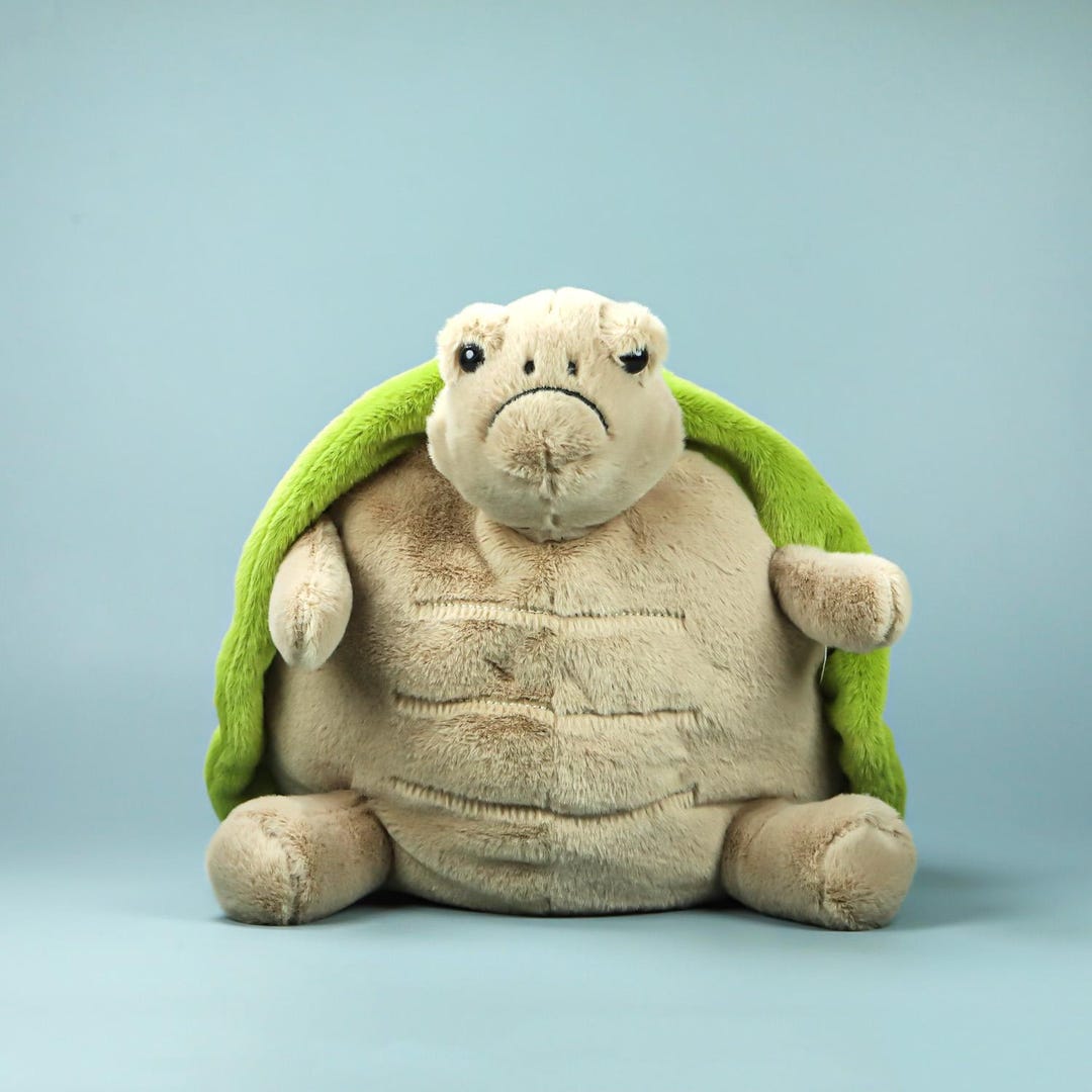 Jellycat Romantic Timmy Turtle Plush – Striped Shirt, Red Scarf, Soft ...
