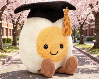 Jellycat Amuseables: Un adorable regalo de graduación: Peluche de huevo pasado por agua