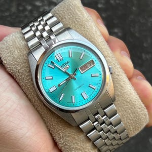 Vintage Seiko 5 Automatic Day date men's watch 7009