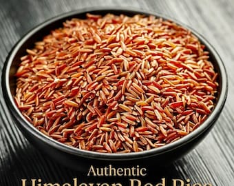 Authentic Himalayan Red Rice | Uttarakhand Lal Chawal, Purola Valley Whole Grain