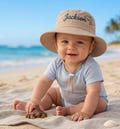 Custom Baby Sunhat;Custom Embroidered Children's Bucket Hat;;Monogrammed Gifts;Beach Summer Gift; Baby Shower Gift;Custom Hat;Brithday Gift