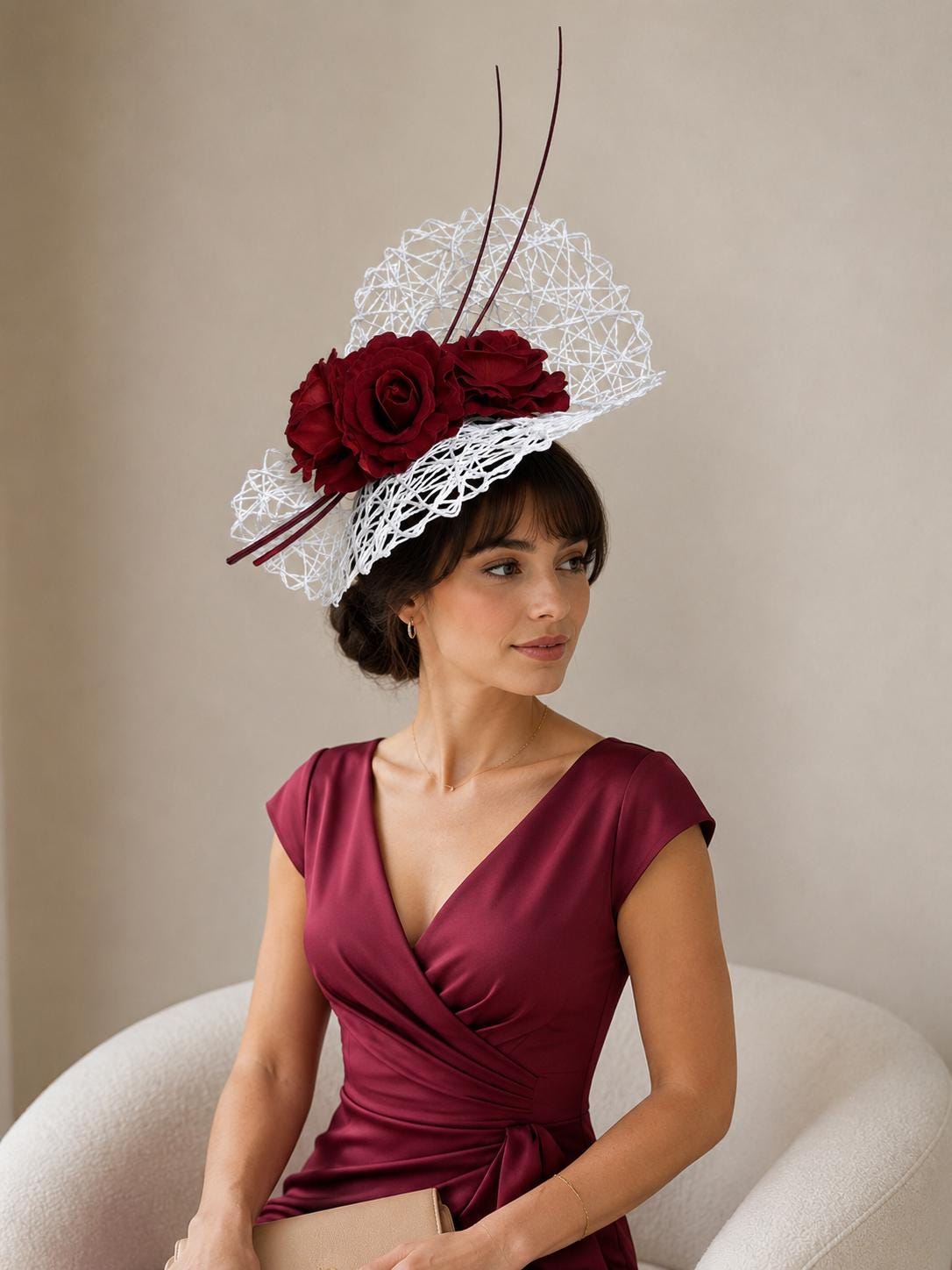 what colour fascinator with burgundy dress 72 Burgundy Fascinator Stock Pictures, Editorial Images and Stock Photos