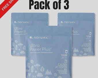 Norwex Ultra Power Plus™ Laundry Detergent, Pack of 3, 1kg or 2.2lb each