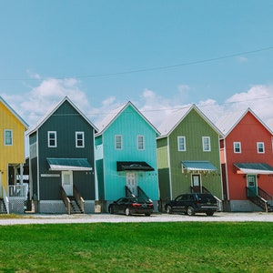 Colorful Houses - Fine Art Photography Print