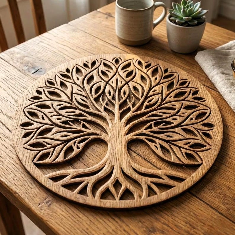 Tree Trivit Pattern Tree of Life SVG Laser Cut Files: Celtic Family Tree Art (digital ...