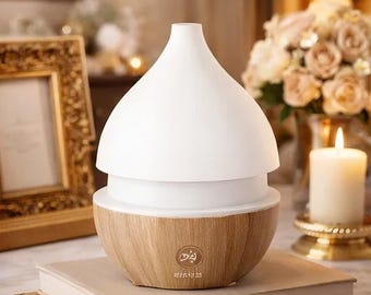 Essential Oil Diffuser 100ml Ultrasonic Aromatherapy Humidifier with Auto Shut Off Warm Light
