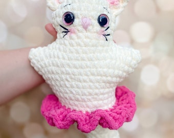 Crochet PATTERN~Boo Kitty~Mama & Baby~Crochet Tutorial-PDF Pattern-Market Makes-Handmade DIY