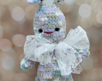 Crocheted Bunny  | Handmade Rabbit | Baby Shower Gift | Easter Basket Suprise