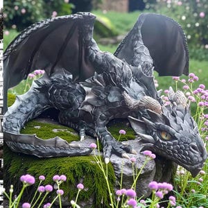 Drago Sputafuoco, Micro Statuetta in Vetro Di Murano Realizzata a Mano