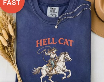 Rodeo Spirit Shirt, Vintage Western Graphic Tee, Country Cowgirl Fashion, Wild West Gift for her, Aesthetic Tee, Tiger Shirt