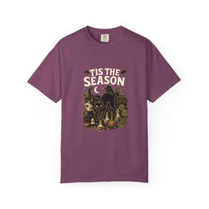 T-shirt vintage Halloween Comfort Colors, C'est la saison, Cadeau pour sœur, Imprimé humoristique original, Vêtement décontracté en coton, T-shirt cadeau d'anniversaire image 8