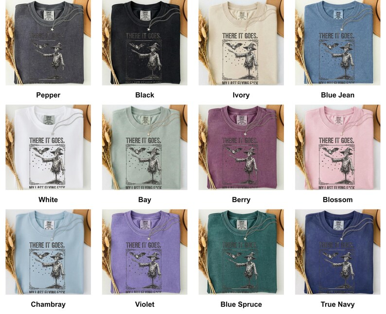 Grid of this t-shirt in each available color, each printed with "Graveyard Bat Catcher" across the chest (additional view).