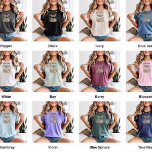 Camiseta vintage de Halloween con colores cómodos, Es la temporada, Camiseta preparándose, Camiseta de mujer, Esqueleto PNG, Estampado humorístico novedoso, Camiseta gráfica imagen 10