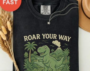 Camiseta Dino Explorer, Camiseta Retro con Gráfico de Dinosaurio, Top de Aventura Prehistórica, Regalo para Niños, Camiseta T-Rex de la Era Jurásica, Camiseta de Animales