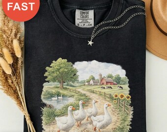 Galloping Grace Shirt, Farm Animal Tee, Horse Lover Gift, Nature Inspired Top, Country Style T-shirt, Comfort Colors Tee