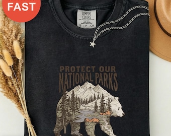 Camiseta Majestic Wildlife Advocate, Camiseta de Conservación de la Naturaleza, Top Vintage para Amantes de los Animales, Camiseta Gráfica Ecológica, Regalo Comfort Colors