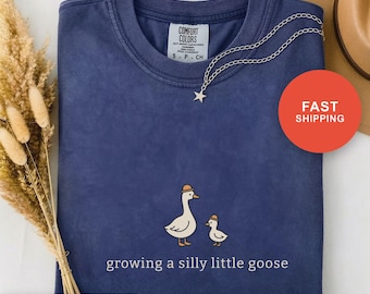 妊娠Tシャツ、かわいい赤ちゃんを育てています、農場の赤ちゃんのお知らせ、初めての妊娠記念品、ホームステッドママへのギフト、コンフォートカラーズTシャツ