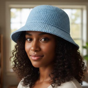 Crochet Buckle Hat Muster | Sommer Baumwolle Fischerhut Muster | Sonnenhut-Anleitung | PDF Anleitung für Anfänger