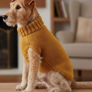 Crochet Dog Sweater Pattern PDF Pet Clothing | Easy Dog Coat Crochet Pattern | Small Medium Large Dog Sweater | DIY Pet Apparel Pattern