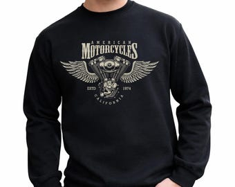 Vintage Motorcycle Graphic Tee, Highway 1 Biker Shirt, Retro Coastal Ride Apparel