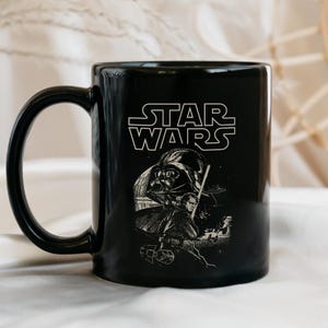 The Mandalorian Millennium Falcon Coffee Mug, I have friends everywhere, Coffee Lovers, Unique Collectible Piece, 11oz 15oz image 1