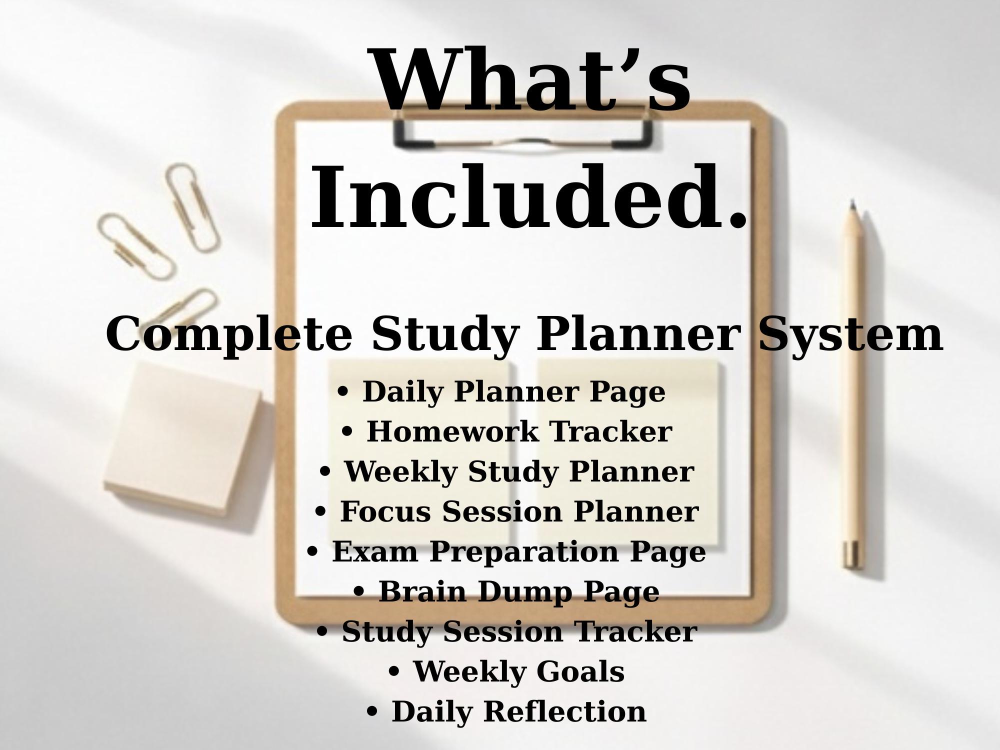 ADHD Homework Tracker Printable | Student Assignment Organizer (PDF ...